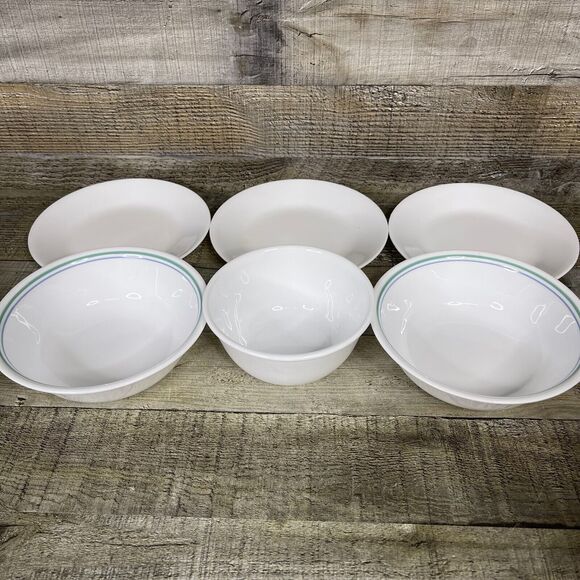 Corelle Other - Vintage Correlle Dishes Lot of Bowls & Plates Made in USA